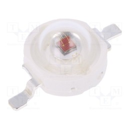 10 pcs : PM2E-1LRE - Power LED, red, 130°, 350mA, 613.5÷631nm, Pmax: 1W, 51.7÷58.9lm