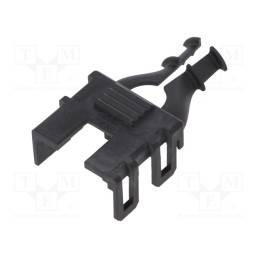 10 pcs : 2047230008 - Cable hood and fastener, male,female, Mini-Fit Jr, PIN: 8, black