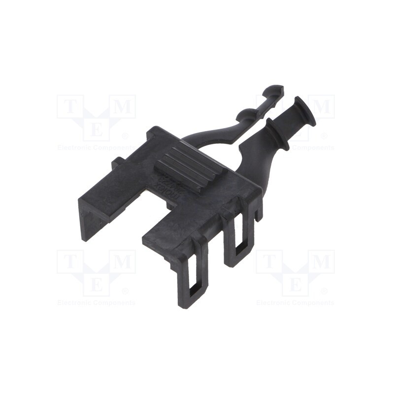 10 pcs : 2047230008 - Cable hood and fastener, male,female, Mini-Fit Jr, PIN: 8, black