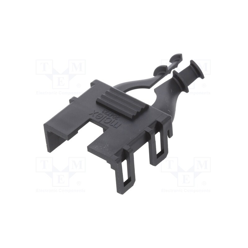 10 pcs : 2047230010 - Cable hood and fastener, male,female, Mini-Fit Jr, PIN: 10, black