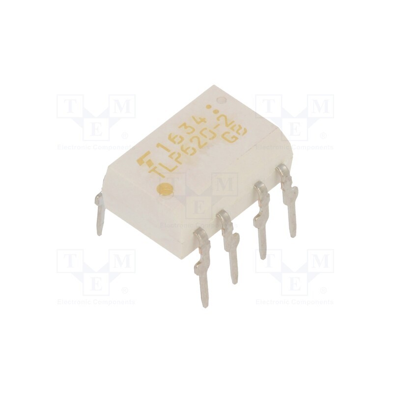 10 pcs : TLP620-2(F) - Optocoupler, THT, Ch: 2, OUT: transistor, Uinsul: 5kV, Uce: 55V, DIP8