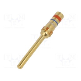 10 pcs : 205089-1 - Contact, male, 20, copper alloy, gold-plated, 0.2÷0.6mm2, bulk