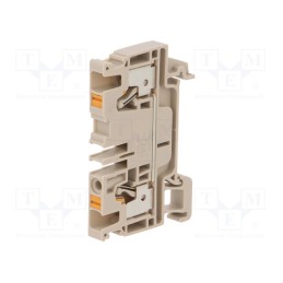 10 pcs : 2051180000 A2C 4 - Splice terminal: rail, 4mm2, ways: 1, terminals: 2, beige, wemid
