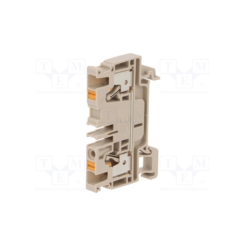 10 pcs : 2051180000 A2C 4 - Splice terminal: rail, 4mm2, ways: 1, terminals: 2, beige, wemid