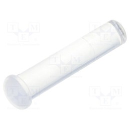 10 pcs : PLP5-2-750 - Fiber for LED, round, Ø5mm, Front: convex, straight