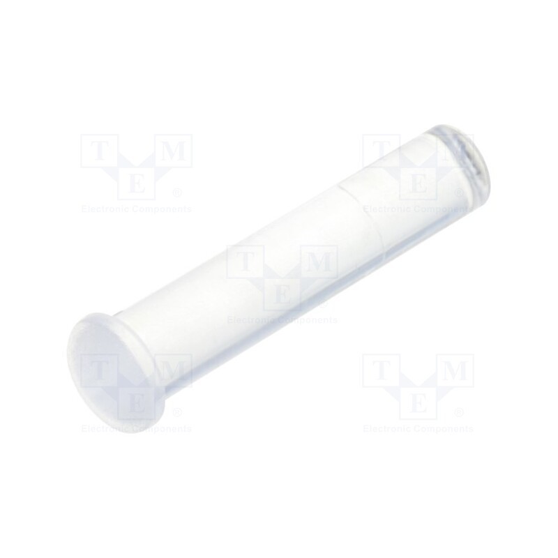 10 pcs : PLP5-2-750 - Fiber for LED, round, Ø5mm, Front: convex, straight