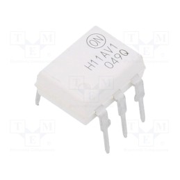 10 pcs : H11AV1M - Optocoupler, THT, Ch: 1, OUT: transistor, Uinsul: 4.17kV, Uce: 70V