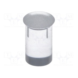 100 pcs : FIX-LEMB3-5V0-F - Fiber for LED, round, Ø3.3mm, Front: flat, straight