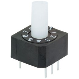 1 pcs - Omron 16 Way Through Hole DIP Switch, Rotary Shaft Actuator