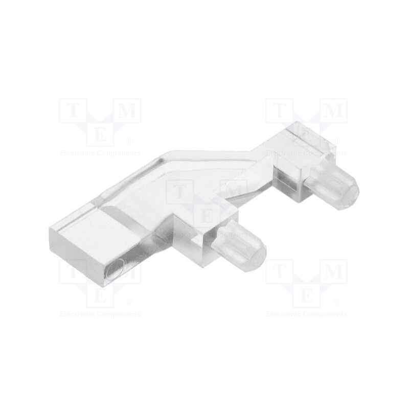 10 pcs : 1273.1001000000001 - Fiber for LED, rectangular, 2x5mm, No.of mod: 1, Front: flat