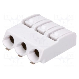 10 pcs : 2060-453/998-404 - Connector: plug-in, 2060, 4mm, ways: 3, 24AWG÷18AWG, 0.2÷0.75mm2