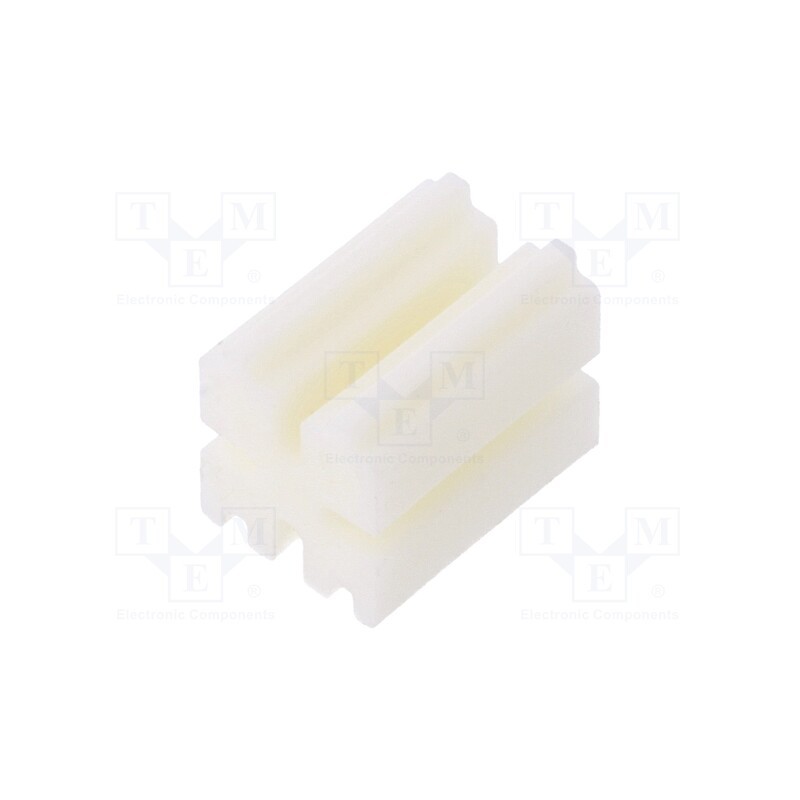 50 pcs : 8GE04V80264 - Spacer sleeve, LED, ØLED: 3mm, L: 7mm, natural, UL94V-0, W: 5mm