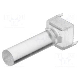 20 pcs : VLP-550-F - Fiber for LED, round, Ø3mm, Front: flat