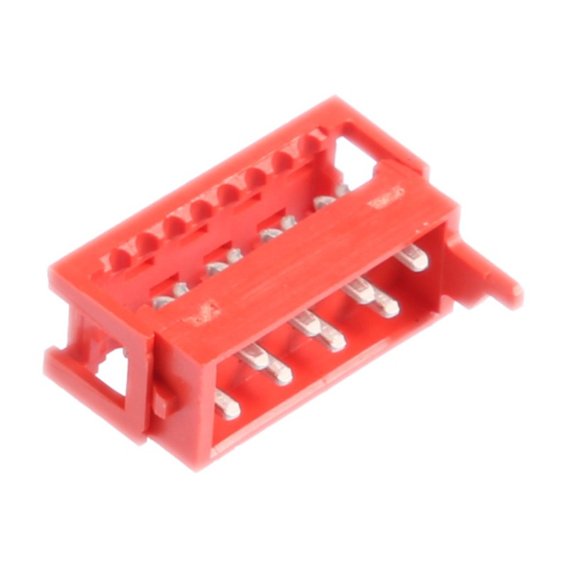 125 pcs - TE Connectivity 8-Way IDC Connector Plug for Cable Mount, 2-Row