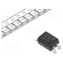10 pcs : PC817XNNIP1B - Optocoupler, SMD, Ch: 1, OUT: transistor, Uinsul: 5kV, Uce: 80V, PC817