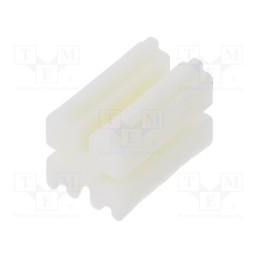 50 pcs : 8GE04V80266 - Spacer sleeve, LED, ØLED: 3mm, L: 8mm, natural, UL94V-0, W: 5mm