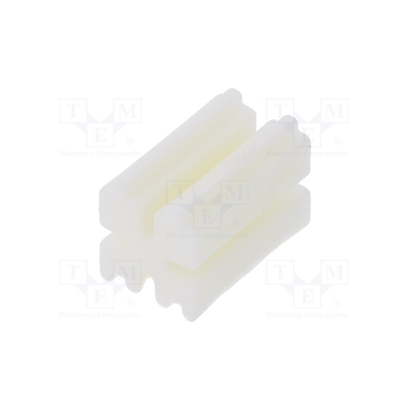 50 pcs : 8GE04V80266 - Spacer sleeve, LED, ØLED: 3mm, L: 8mm, natural, UL94V-0, W: 5mm