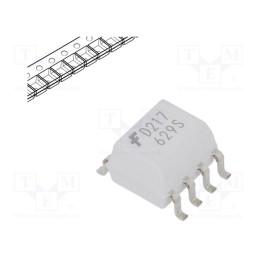 10 pcs : MOCD217M - Optocoupler, SMD, Ch: 2, OUT: transistor, 2.5kV, CTR@If: 100%@1mA