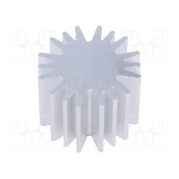 10 pcs : SK58515AL - Heatsink, LED, Ø: 20mm, H: 15mm