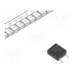 10 pcs : VOT8024AM-VT - Optotriac, 3.75kV, zero voltage crossing driver, SOP4, Ch: 1