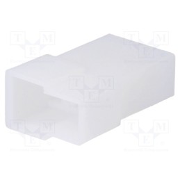 50 pcs : 210.020W - Terminals cover, male, for push-on 6.3mm connectors with lock