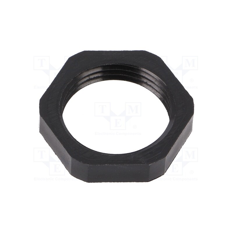 10 pcs : 21010000009 - Nut, Lock nut (plastic) M20, Thread: M20x1,5