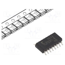 10 pcs : TLP291-4(GB.E(T - Optocoupler, SMD, Ch: 4, OUT: transistor, 2.5kV, SOP16