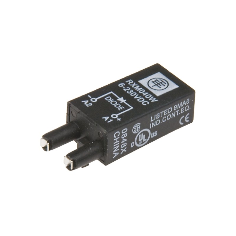 1 pcs - Schneider Electric Pluggable Function Module, Diode for use with All Sockets