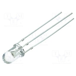 10 pcs : OSRYPA5B31A - LED, 5mm, red/yellow, 30°, Front: convex, 1.8÷2.6V, No.of term: 3