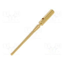 10 pcs : 21011009019 - Contact, male, gold-plated, 0.13÷0.25mm2, crimped, for cable