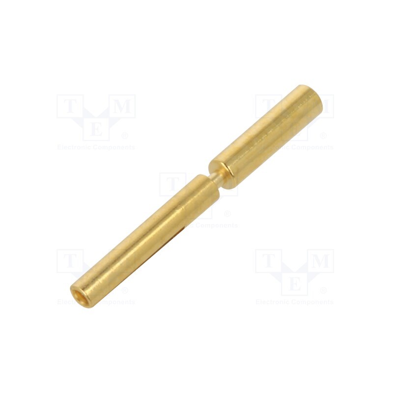 10 pcs : 21011009021 - Contact, female, gold-plated, 0.13÷0.25mm2, crimped, for cable