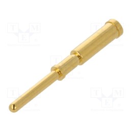 10 pcs : 21011009923 - Contact, male, gold-plated, 0.5mm2, crimped, M12 Power connectors