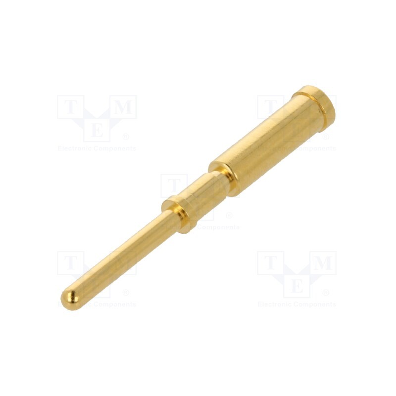 10 pcs : 21011009923 - Contact, male, gold-plated, 0.5mm2, crimped, M12 Power connectors