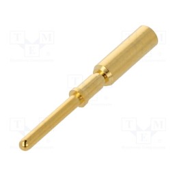10 pcs : 21011009926 - Contact, male, gold-plated, 2.5mm2, crimped, M12 Power connectors