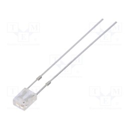 10 pcs : OSYBP27BA1B - LED, rectangular, 2x3x4mm, bipolar,bicolour, yellow/blue, 100°