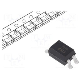 10 pcs : FOD814SD - Optocoupler, SMD, Ch: 1, OUT: transistor, Uinsul: 5kV, Uce: 70V
