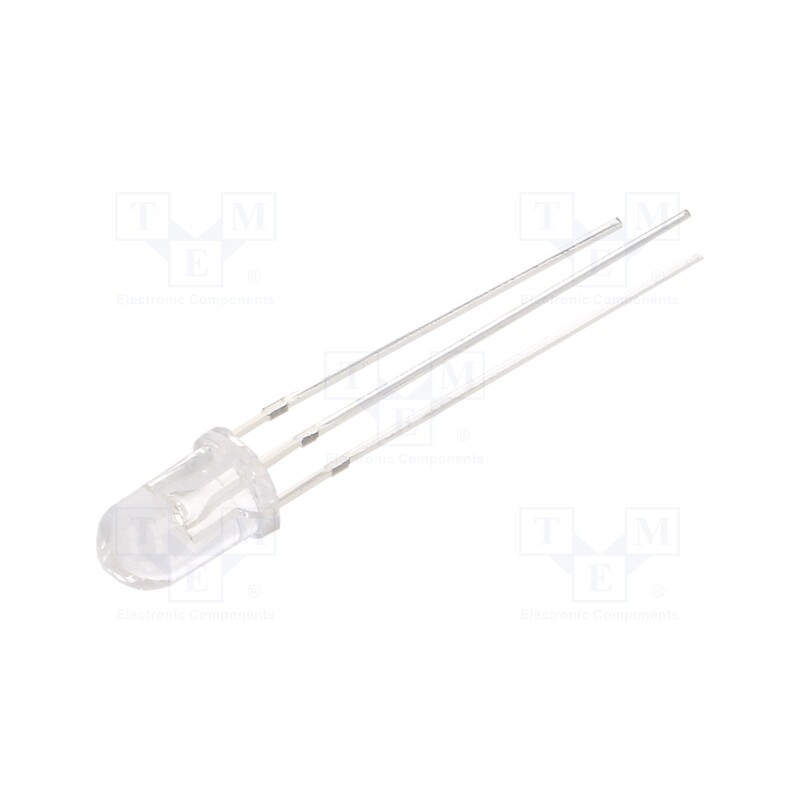 10 pcs : OSRPPA5B31A - LED, 5mm, red/green, 30°, Front: convex, 1.8÷2.6/2.9÷3.6V, -30÷85°C