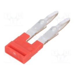 10 pcs : 2108470000 ZQV 2.5N/2 RD - Comb bridge, ways: 2, red, A series