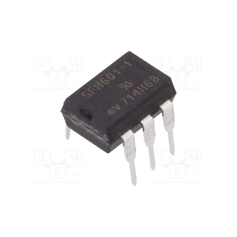 10 pcs : SFH601-1 - Optocoupler, THT, Ch: 1, OUT: transistor, Uinsul: 5.3kV, Uce: 100V