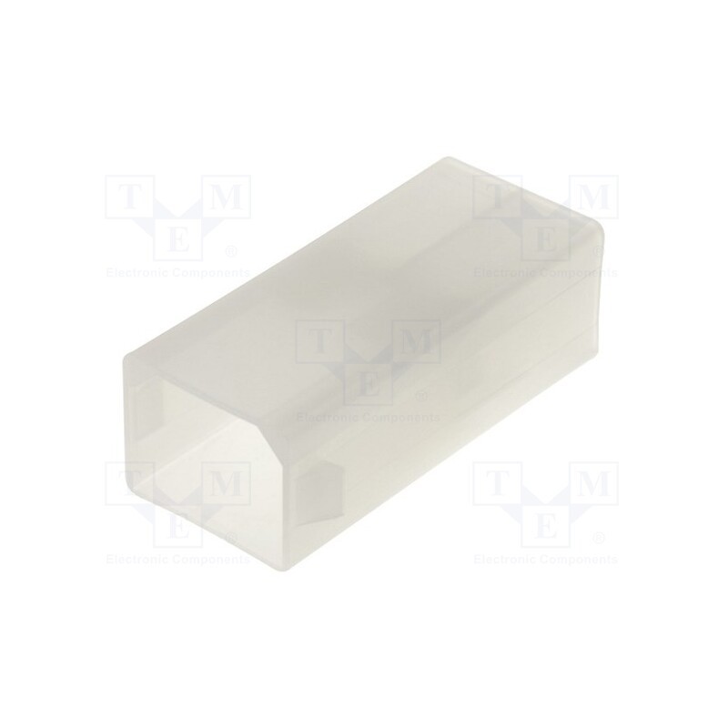 50 pcs : 211.020W/F - Terminals cover, male, for push-on 6.3mm connectors with lock