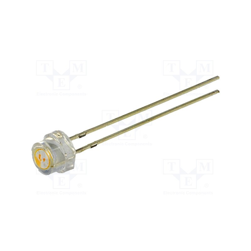 10 pcs : OSM5G456F1A - LED, 4.8mm, white warm, 150°, Front: convex, 11.6÷13.6V, 23÷25lm