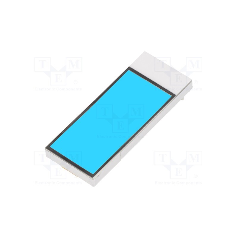 10 pcs : DE LP-511-B - Backlight, DE117, LED, Dim: 29x11.8x2.5mm, blue, 22.1x10mm