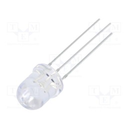 10 pcs : OSRPMC8131A-VV - LED, 7.8mm, red/green, 30°, Front: convex, 3÷15V, No.of term: 3