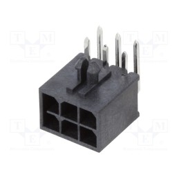 10 pcs : 2125280600 - Socket, wire-board, male, Micro-Fit+, 3mm, PIN: 6, with contacts