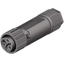 1 pcs - Wieland RST16i2/3 Series Mini Connector, 3-Pole, Female, Cable Mount, 16A, IP66, IP68, IP69
