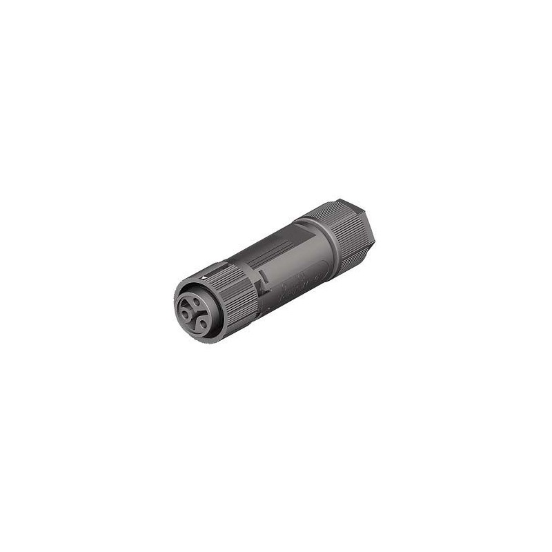 1 pcs - Wieland RST16i2/3 Series Mini Connector, 3-Pole, Female, Cable Mount, 16A, IP66, IP68, IP69