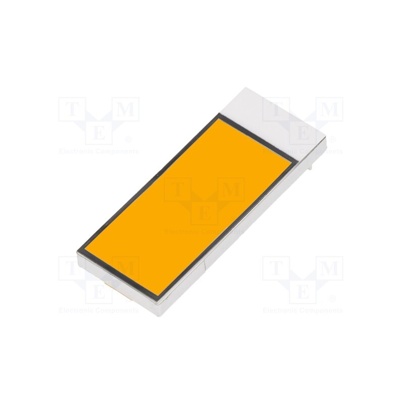 10 pcs : DE LP-511-A - Backlight, DE117, LED, Dim: 29x11.8x2.5mm, amber, 22.1x10mm