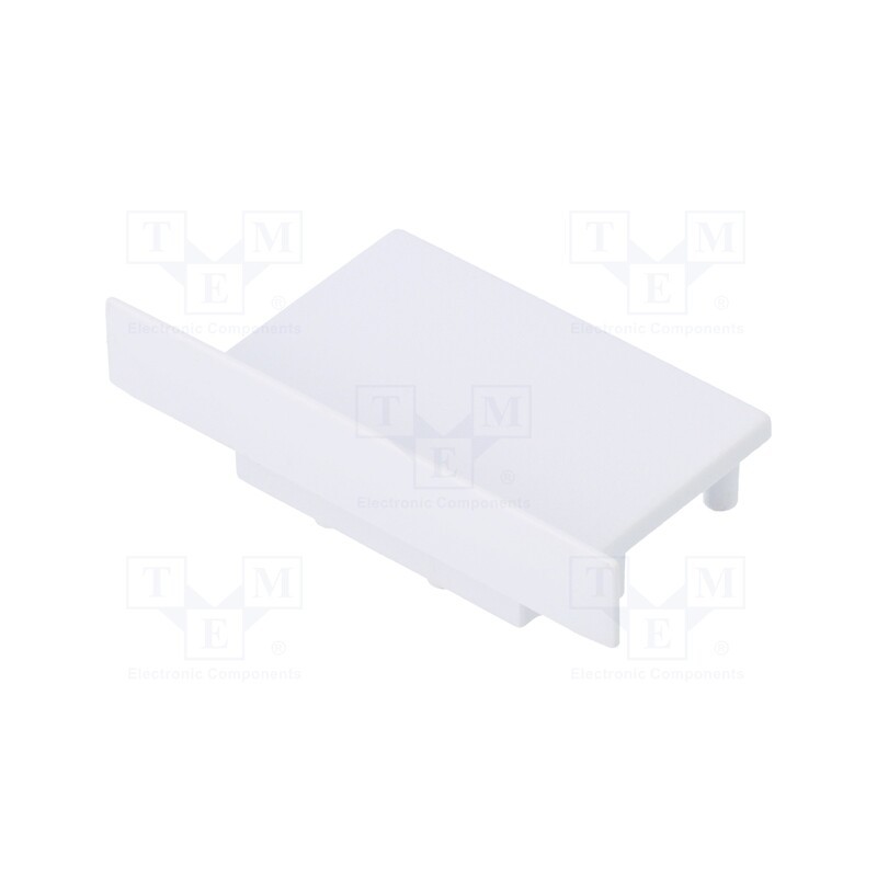 10 set : V4930001 -AS - Cap for LED profiles, white, 2pcs, ABS, VARIO30-07