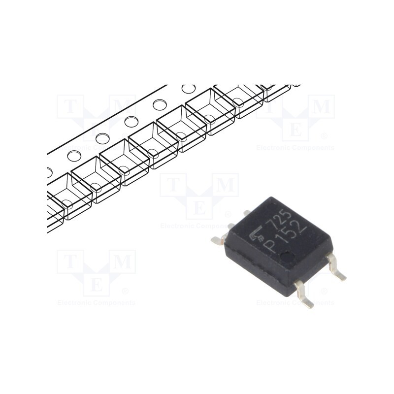 10 pcs : TLP152(E(T - Optocoupler, SMD, Ch: 1, OUT: totem pole, Uinsul: 3.75kV, Uce: 30V