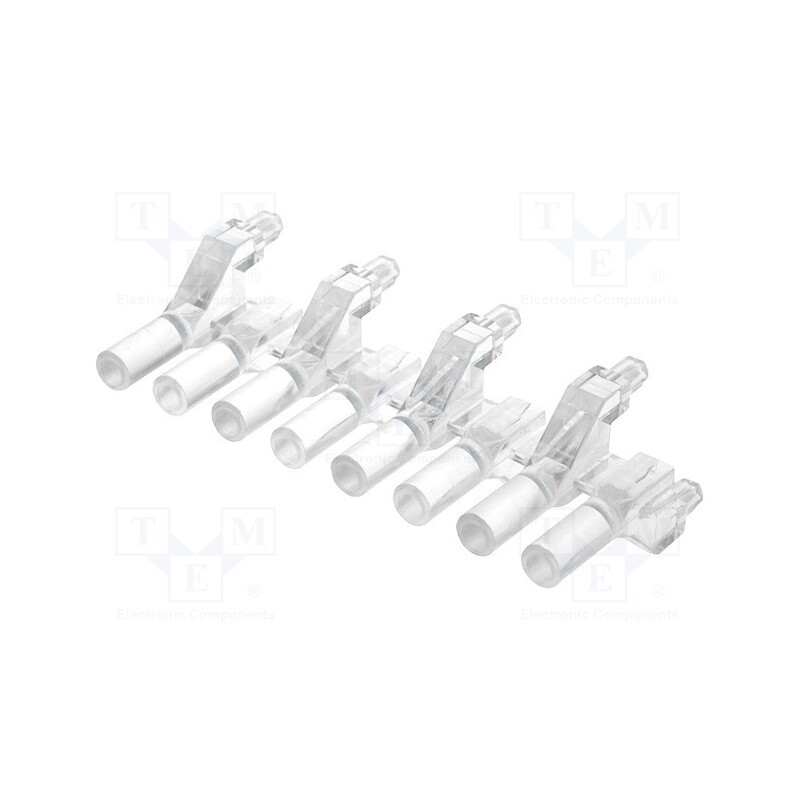 10 pcs : 1272.1017999999999 - Fiber for LED, round, Ø3mm, No.of mod: 8, Front: flat